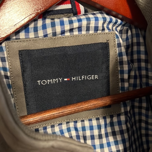 ❗️FINAL❗️ 🆕 TOMMY HILFIGER Faux Leather Bomber Jacket 🔴🔴 - Picture 5 of 7